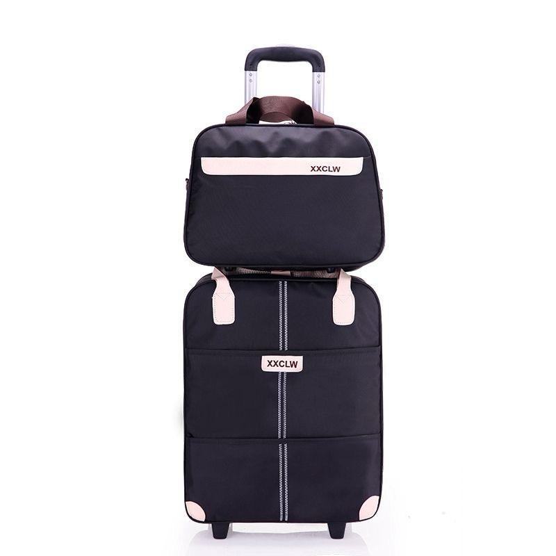 2 in 1 High Quality Big Sizes Trolley Travel Bags