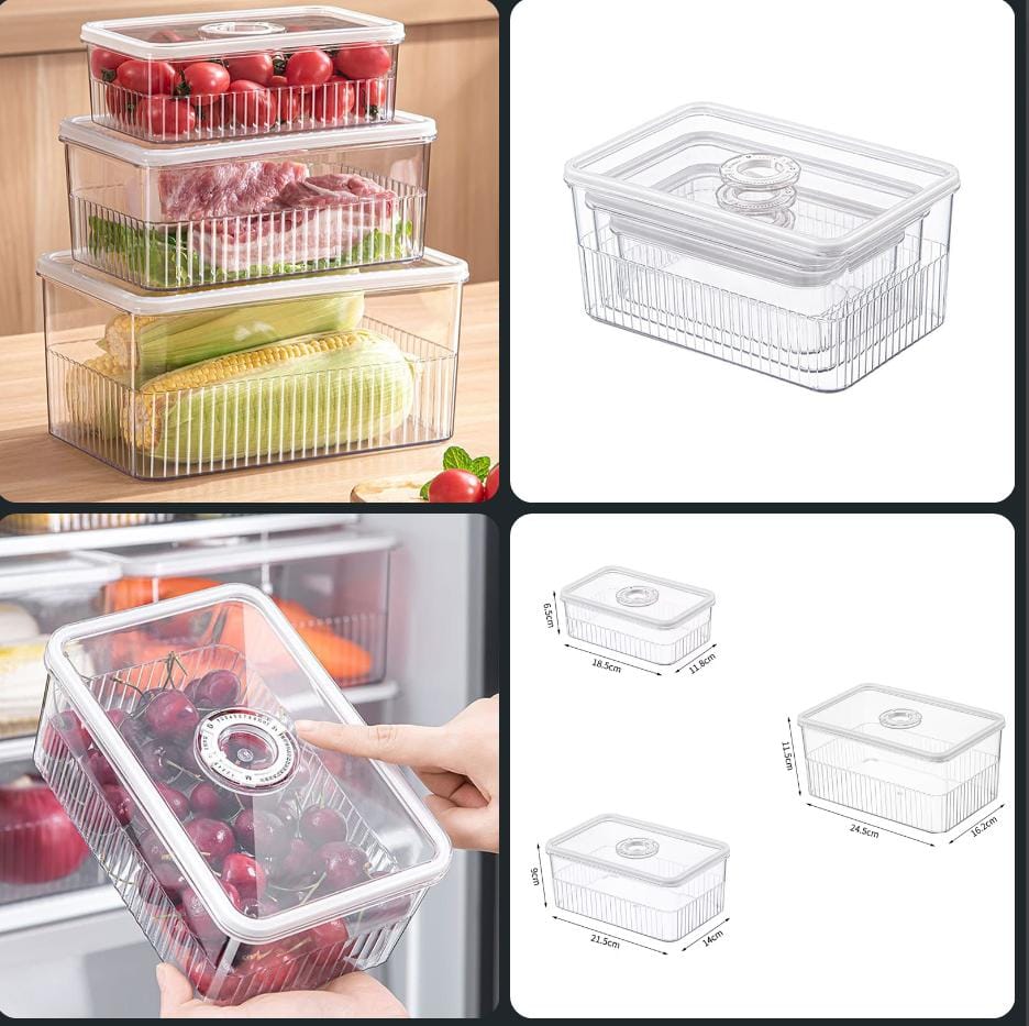 Acrylic Transparent fridge organizer