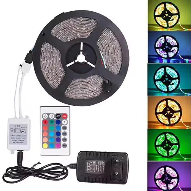 RGB FLEXIBLE LIGHTS/ SNAKE LIGHTS/ FLEXIBLE ROOM DECOR LIGHT WITH REMOTE CONTROLER/5metre length