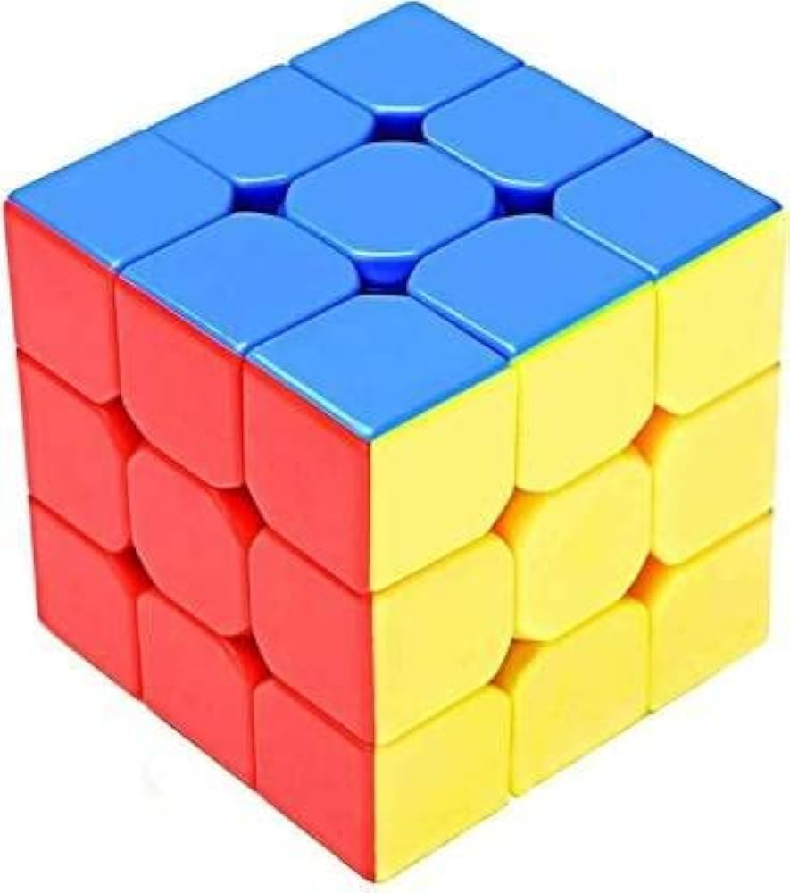 3*3*3 RUBIKS CUBE/MAGIC CUBE/STRESS RELIEVER/SPEED CUBE/ 3X3 STICKERLESS MAGIC CUBE/ RUBIX PUZZLE TOYS.