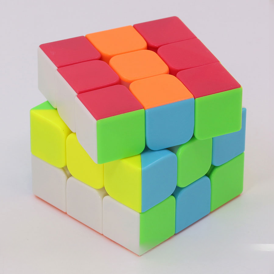 3*3*3 RUBIKS CUBE/MAGIC CUBE/STRESS RELIEVER/SPEED CUBE/ 3X3 STICKERLESS MAGIC CUBE/ RUBIX PUZZLE TOYS.