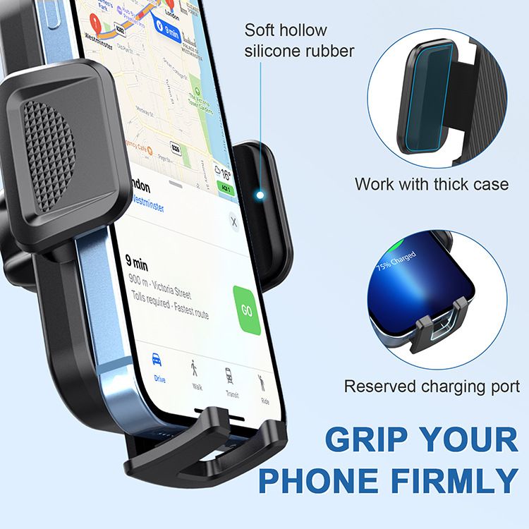 H-XPL370 Long Arm One-Touch Button Mobile Phone/Industrial-Strength Suction Cup Windshield Mobile Phone Holder/Gooseneck Long Arm Solid Car Truck Phone Mount Holder/HOSE H-XPL370 car MODULATOR.