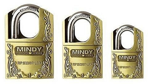 HEAVY DUTY ZINC ALLOY PADLOCKS WITH CONCEALED SHACKLES.