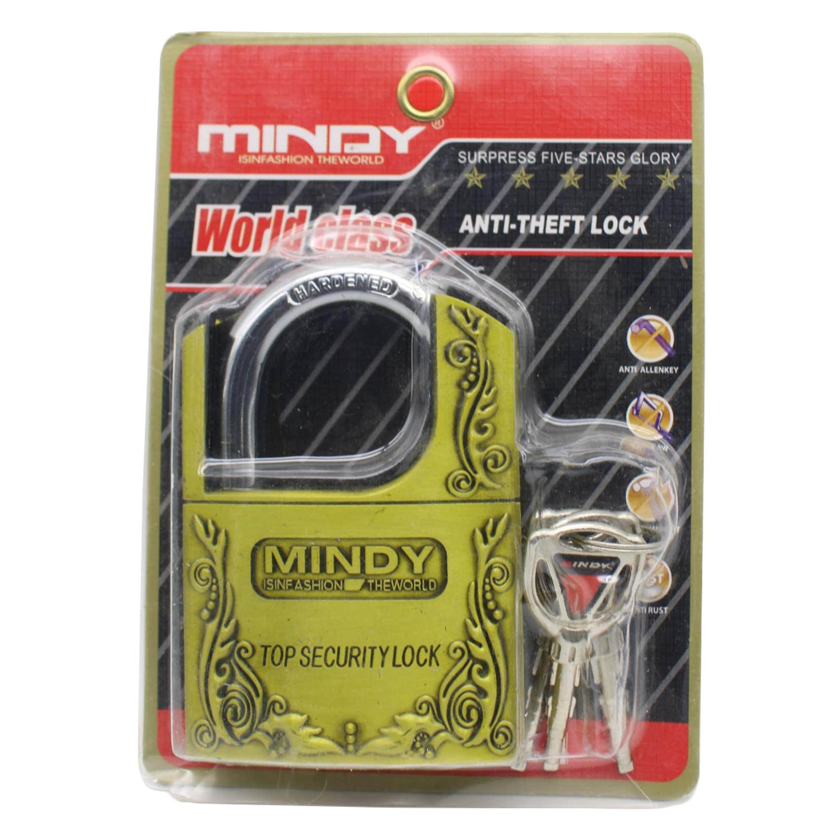 HEAVY DUTY ZINC ALLOY PADLOCKS WITH CONCEALED SHACKLES.