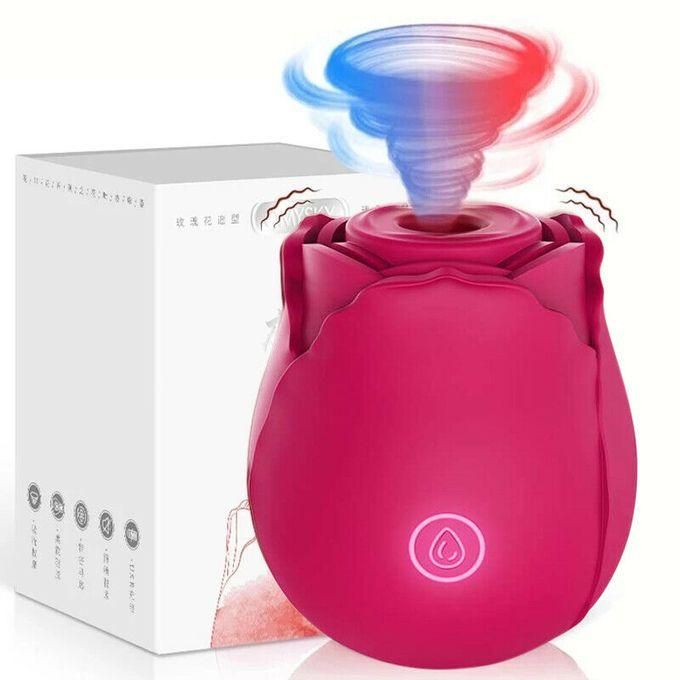 USB Rechargeable Red Rose Sucking Massager