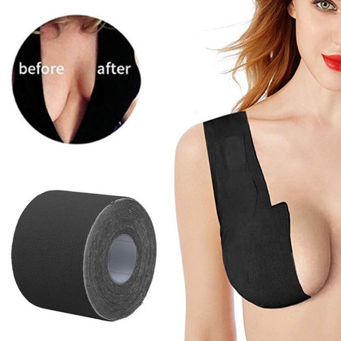 Stretchable Boob Tape 5cm*5m Breast Lift Tape Women's Medical Grade BoobTape Push Up Bra Tape