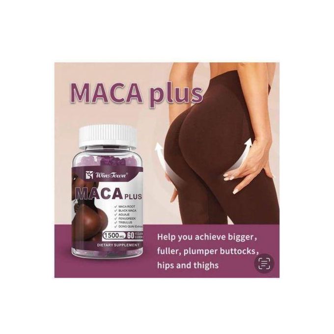 Maca Plus Gummies,1500mg Hip Butt Enhancement Gummies,Big Booty Enhancer