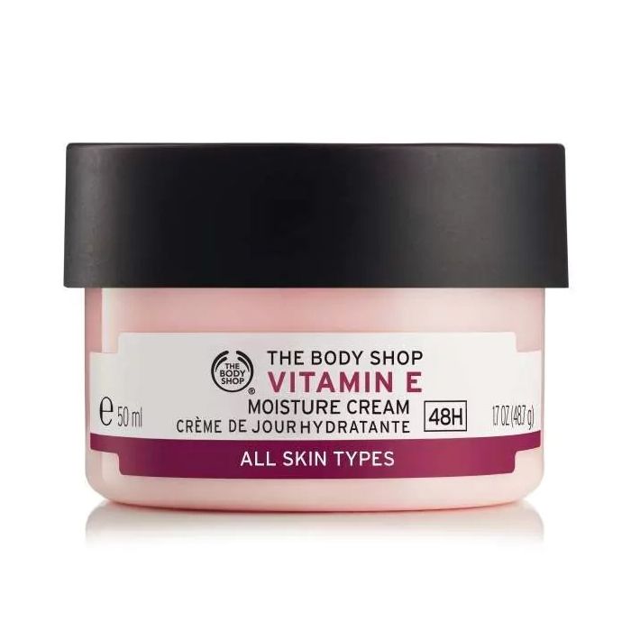 The Body Shop Vitamin E Moisture Cream [Locks in hydration for fresher, more radiant, and silky-smooth skin] 50ML