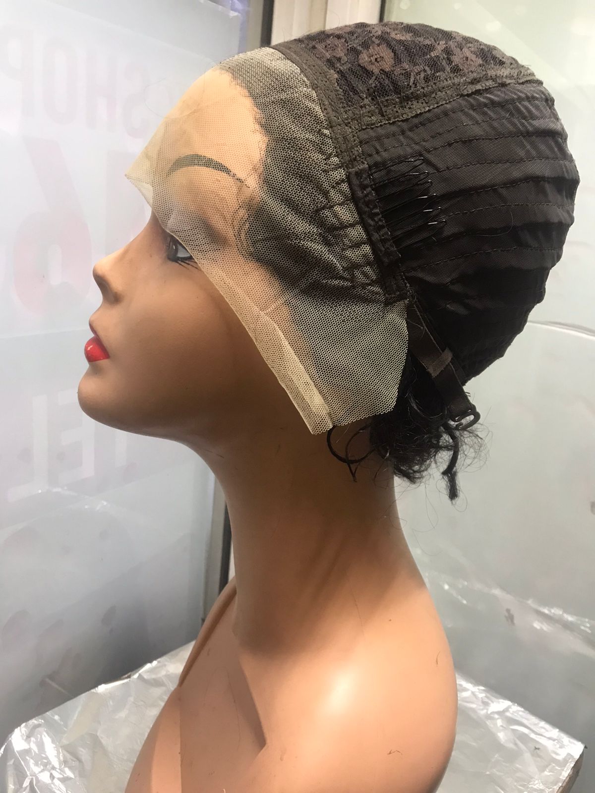 Curly Bob Lace Front Wig Human Hair 13×1