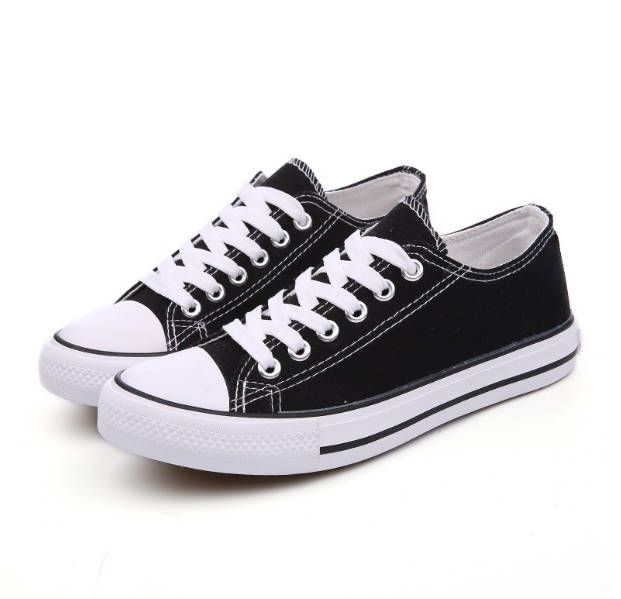 Women Sports Shoes Fashion Lace Up Female Students Flat Ladies Shoes Sneaker  Girl Canvas Shoes Fast delivery within 1-5 days