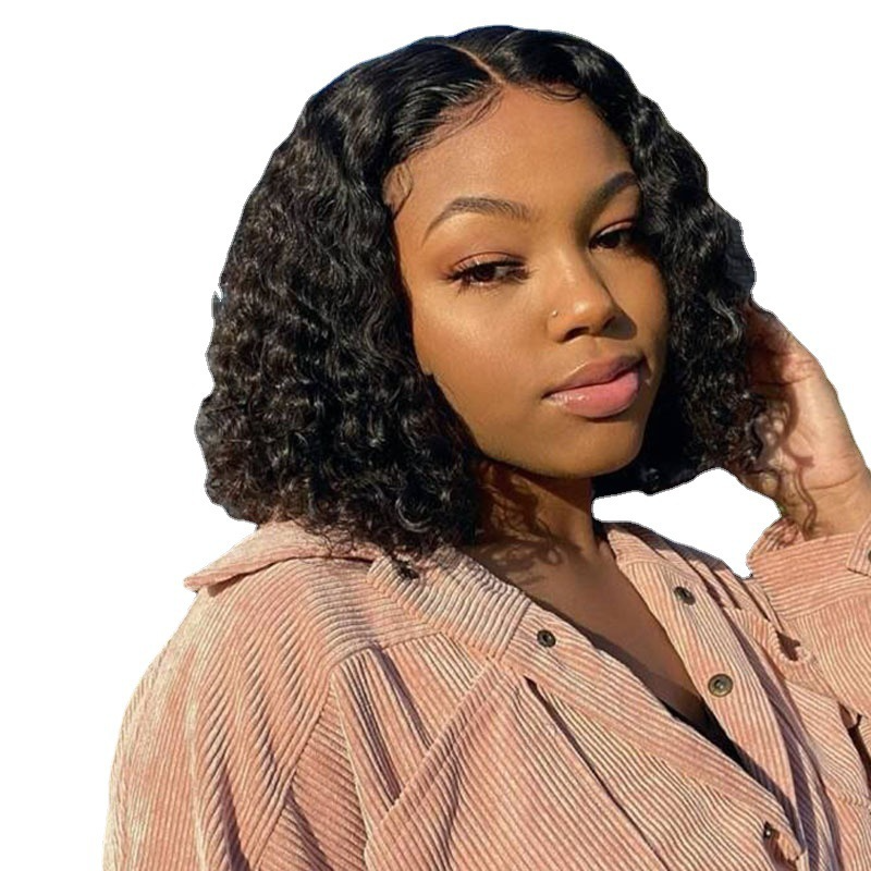 Women Wigs Curly Short Black Girl Hair Ladies Wig Fast Delivery in 1-5 Days