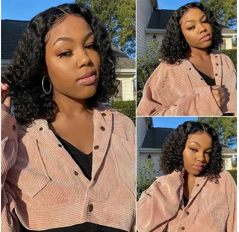 Women Wigs Curly Short Black Girl Hair Ladies Wig Fast Delivery in 1-5 Days
