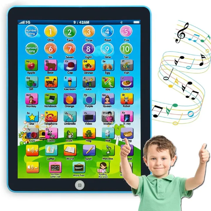 Learning Toys Gift For Boys Girls Baby Kids Early Learning Education Touch Screen Mini iPad Tablet Computer Gift Toy For Children