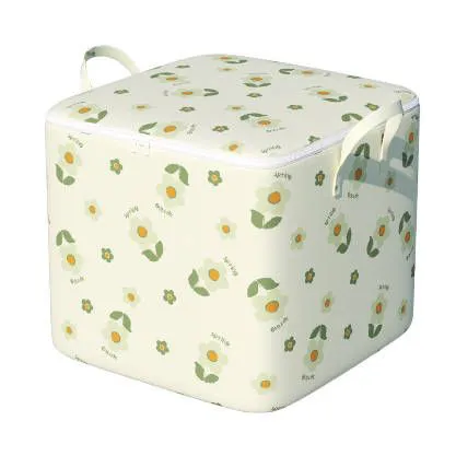 2pc 2 color Storage Bag Thickened Non-woven Quilt Household Large Capacity Foldable
