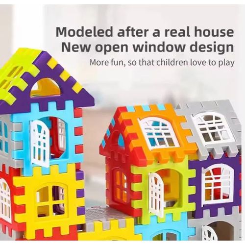 50pc Educational enlightenment toys ever-changinbats buildg children's assembling random color building sets ing blocks educational toys children's gifts kids