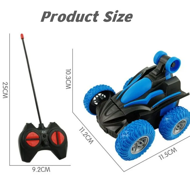 Kids Remote Control Electric Stunt Car 360 Degree Lighting Music Stunt Rotating Car Toys for Boys Girls Birthday Christmas Gift Fast delivery within 1-5 days