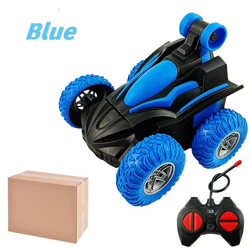 Kids Remote Control Electric Stunt Car 360 Degree Lighting Music Stunt Rotating Car Toys for Boys Girls Birthday Christmas Gift Fast delivery within 1-5 days