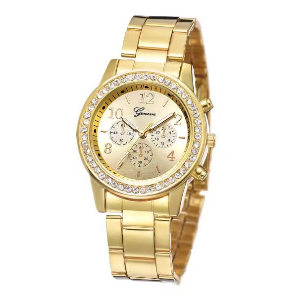 Women Quartz Watch Set Women Alloy Strap Watch Gift Rhinestone Watch Women watch Set Local fast delivery