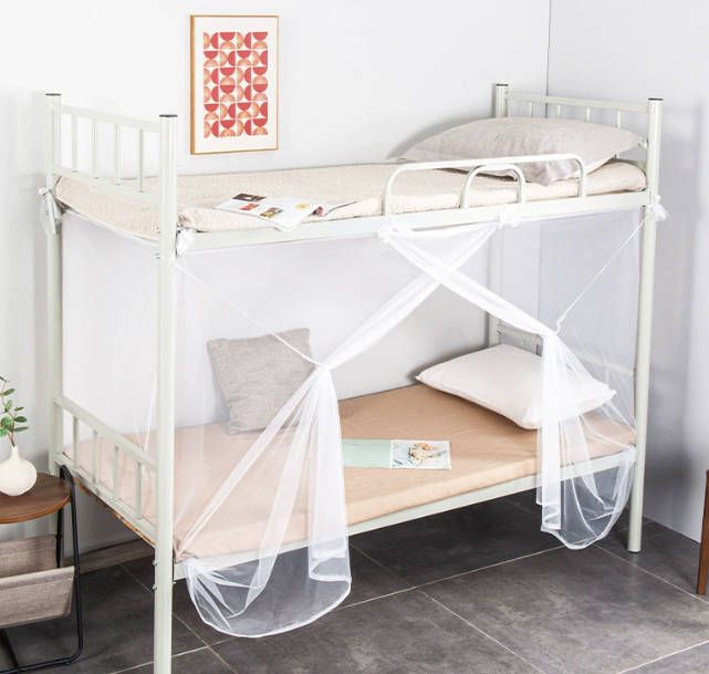 Fine Meshes Mosquito Large Square Net for Single Bed One Door Opening with Tieback Decorative for Home Bedroom Camping Travel Local fast delivery