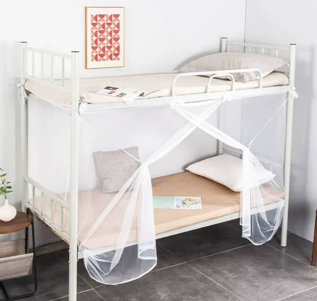 Fine Meshes Mosquito Large Square Net for Single Bed One Door Opening with Tieback Decorative for Home Bedroom Camping Travel Local fast delivery