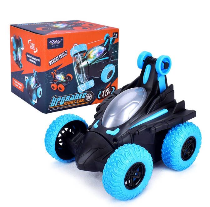 Kids toy car Electric Stunt Car 360 Degree Lighting Music Stunt Rotating Car Toys for Boys Girls Birthday Christmas Gift Fast delivery within 1-5 days