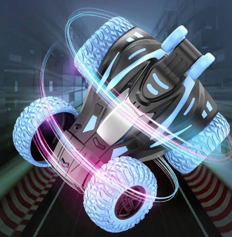 Kids toy car Electric Stunt Car 360 Degree Lighting Music Stunt Rotating Car Toys for Boys Girls Birthday Christmas Gift Fast delivery within 1-5 days