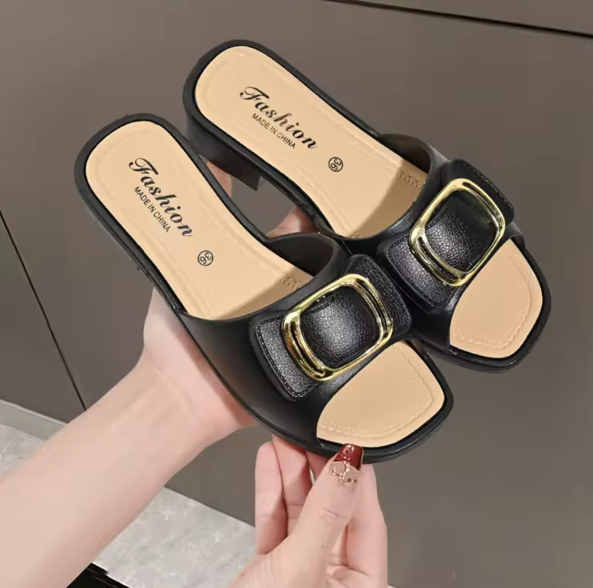 Women slippers high heel sandals summer Ladies shoes thick sole home outdoor girls sandals Fast delivery within 1-5 days