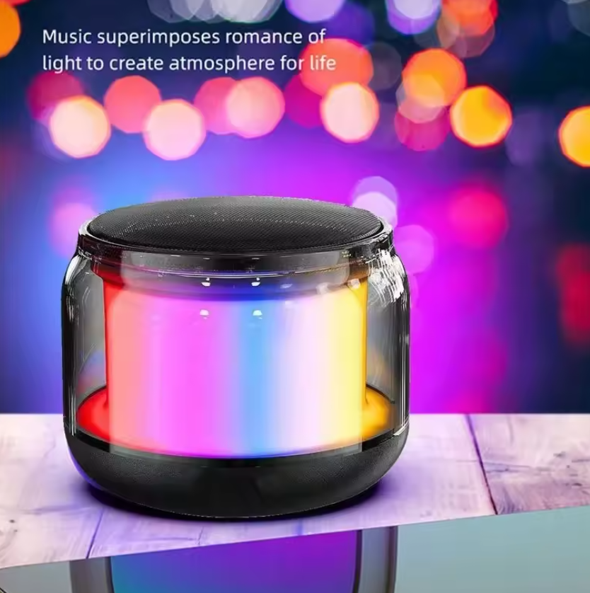 Portable Bluetooth Speaker Wireless LED TWS Subwoofer Tandem 360 Degree Surround Sound For Tablet PC  Phone TV Local fast delivery