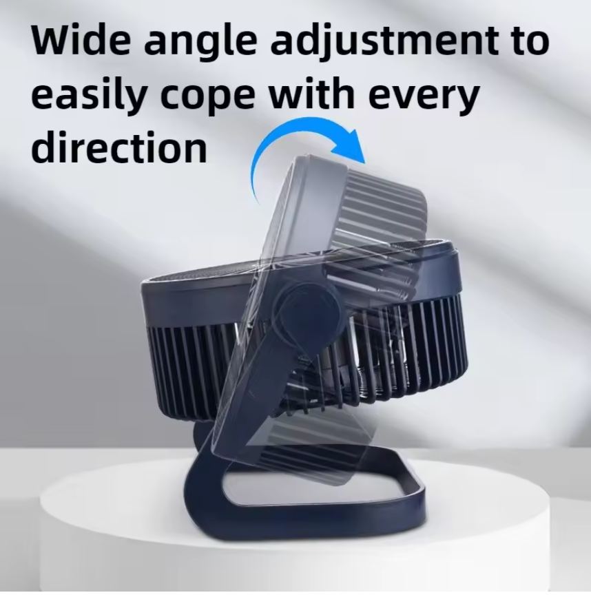 Desk Fan USB Small Fan Plug-in Silent Office Student Dormitory Table Brushless Fan High Wind 5 Inch Mesh Cover Removable Fast delivery within 1-5 days