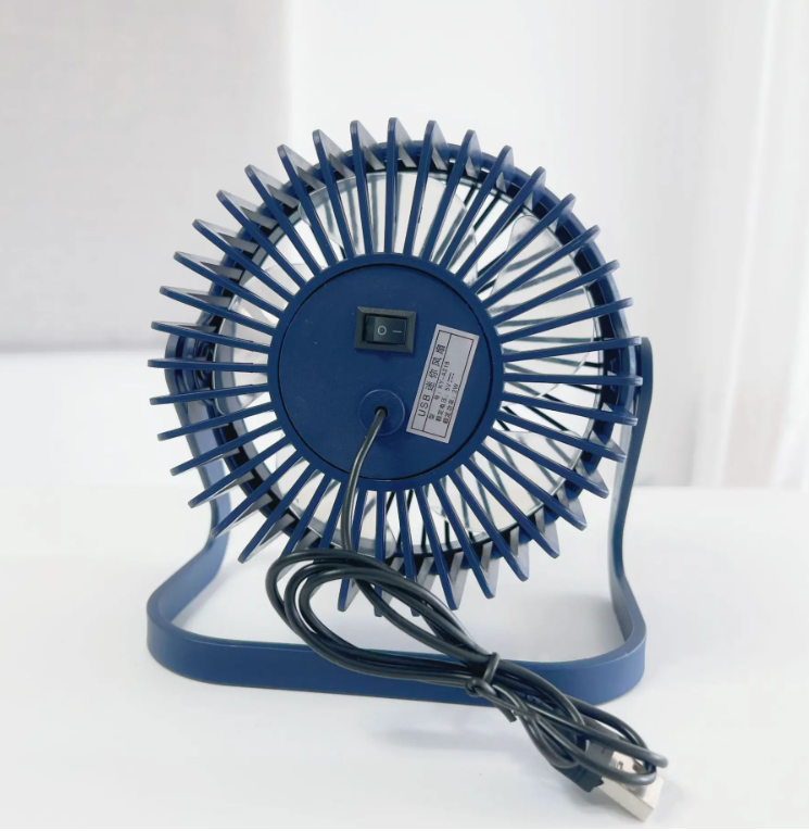 Desk Fan USB Small Fan Plug-in Silent Office Student Dormitory Table Brushless Fan High Wind 5 Inch Mesh Cover Removable Fast delivery within 1-5 days