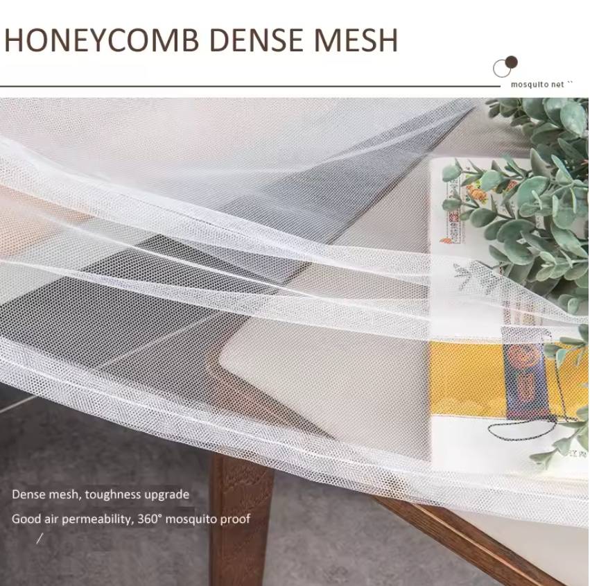 Fine Meshes Mosquito Large Square Net for Single Bed One Door Opening with Tieback Decorative for Home Bedroom Camping Travel Local fast delivery