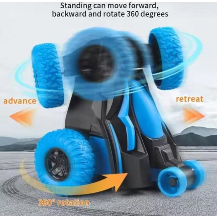 Children Remote Controlled Car Toys Boys' Wireless Remote-controlled Car Electric Tipping Bucket Rotating Stunt Off-road Vehicle Fast delivery within 1-5 days