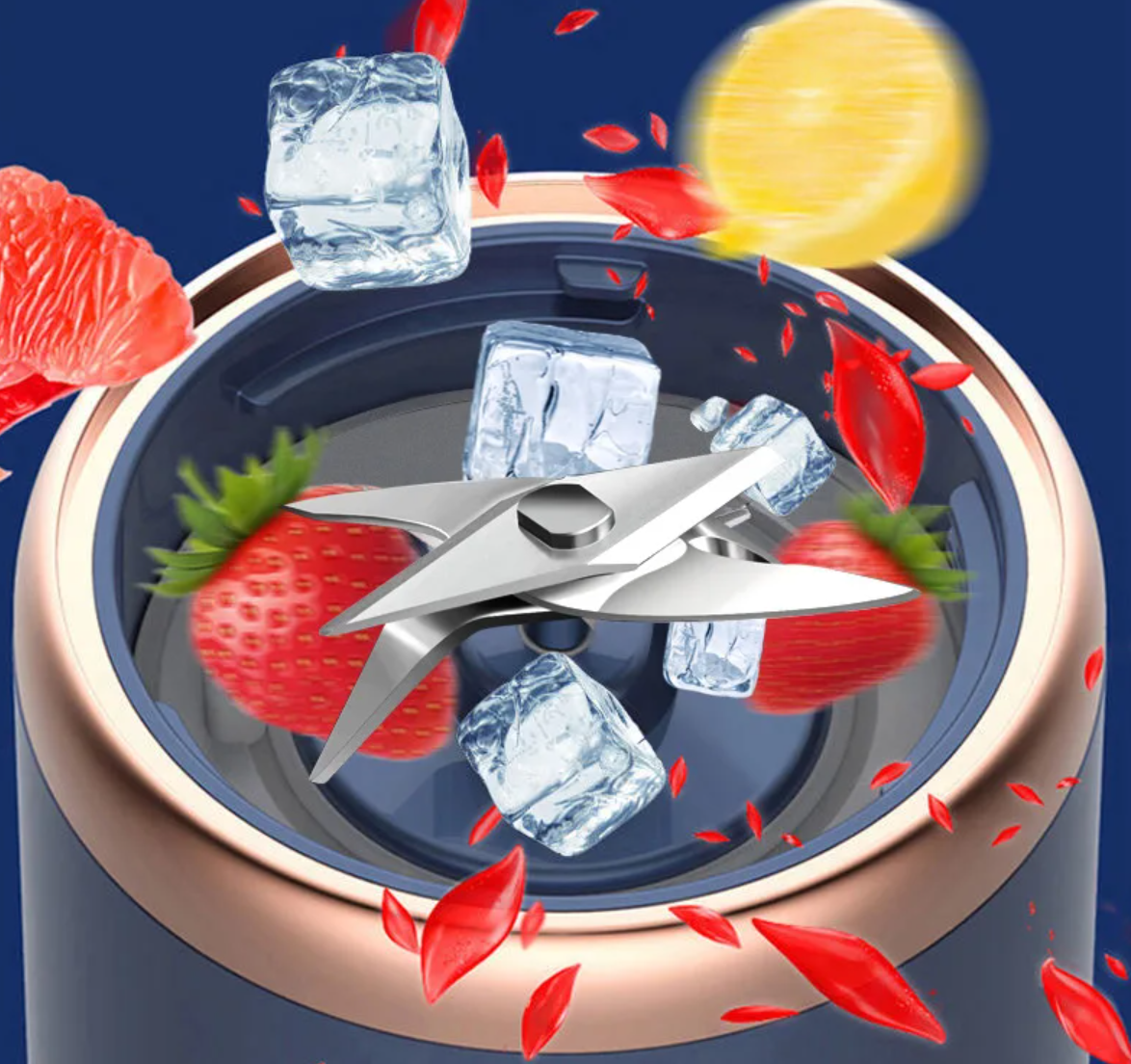 Rechargeable juicer Dual Cup Portable Juice Extractor Mini Blender USB Juice Separator Small Appliance for Home Kitchen Local fast delivery