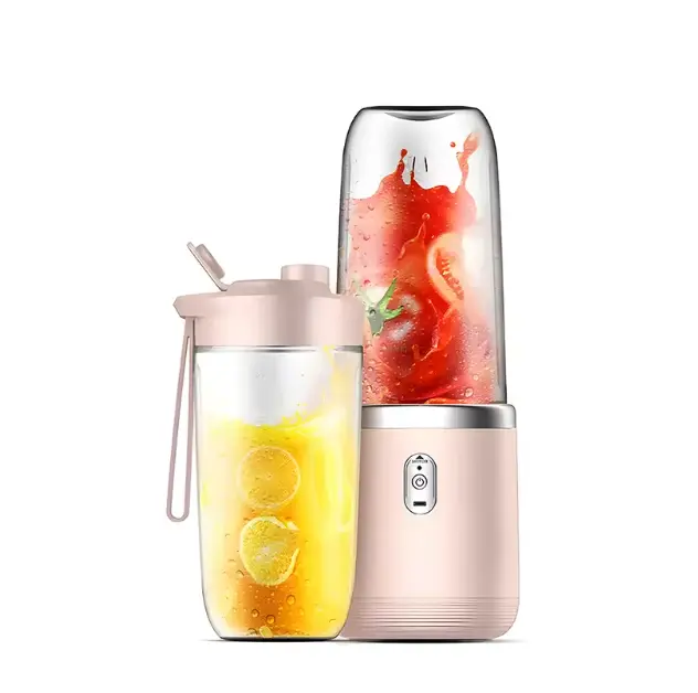 Rechargeable juicer Dual Cup Portable Juice Extractor Mini Blender USB Juice Separator Small Appliance for Home Kitchen Local fast delivery