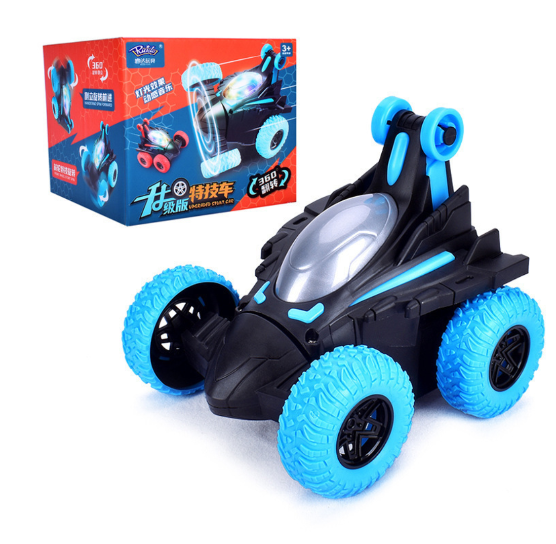 Children  Car Toys Boys Car Electric Tipping Bucket Rotating Stunt Off-road Vehicle Local fast delivery