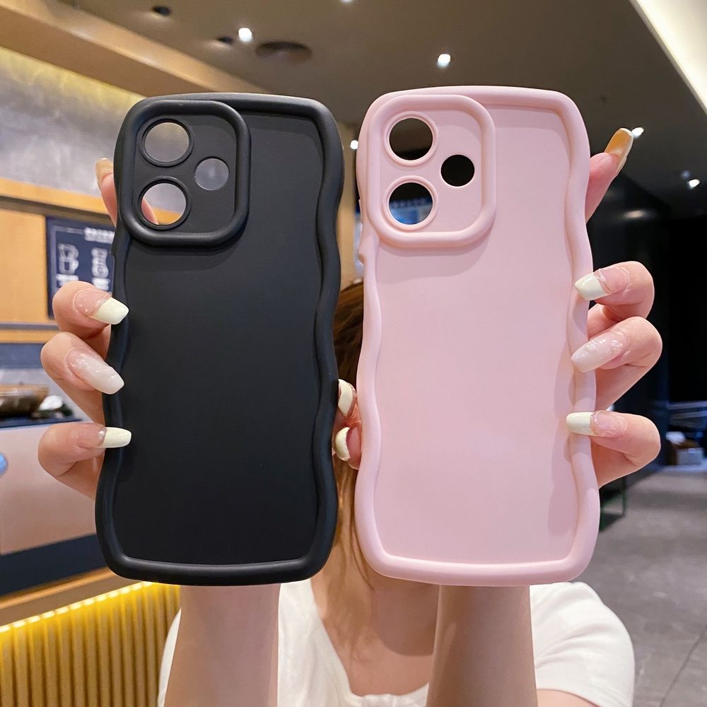 For Realme C67 C53 C51 Note 50 C21Y C25Y C33 C30 C35 9i Full Protective Phone Case Wave Frame Anti Drop Cover