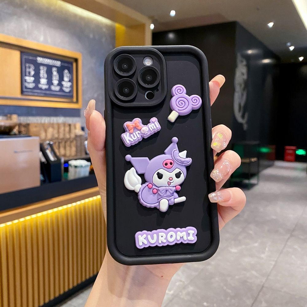 for OPPO A60 A18 A38 A17 A16 A57 A77 4G A59 A98 A78 A58 5G  Nifty Kuromi Cinnamoroll Full Protective Phone Case Anti Drop Cover