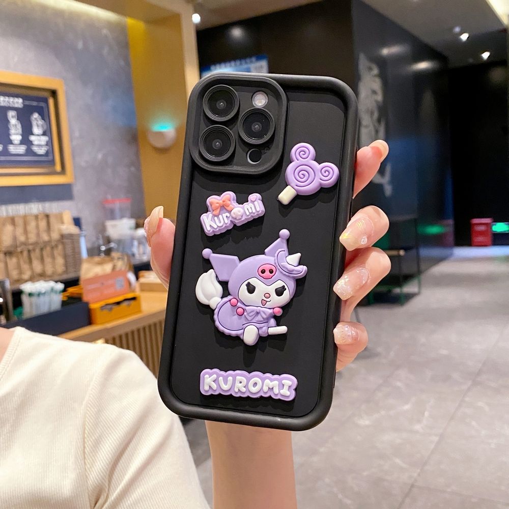for OPPO A60 A18 A38 A17 A16 A57 A77 4G A59 A98 A78 A58 5G  Nifty Kuromi Cinnamoroll Full Protective Phone Case Anti Drop Cover