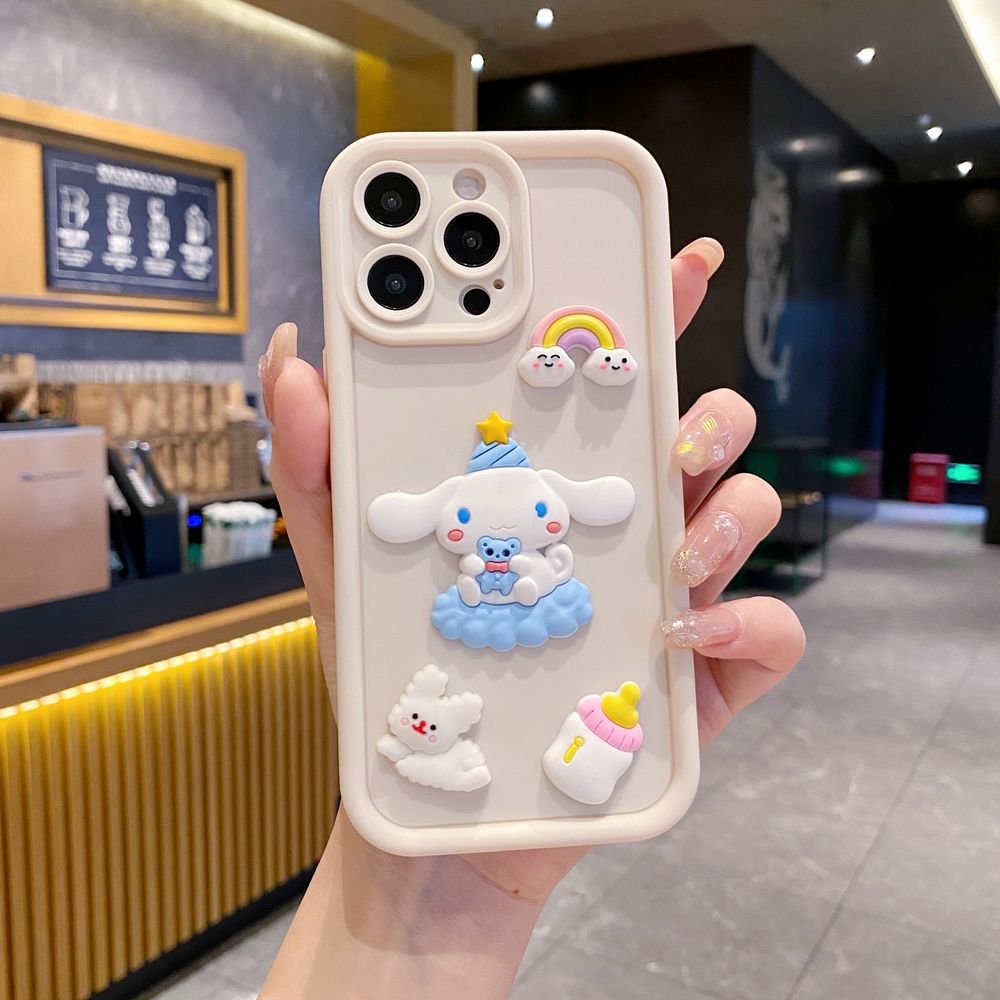 for OPPO A60 A18 A38 A17 A16 A57 A77 4G A59 A98 A78 A58 5G  Nifty Kuromi Cinnamoroll Full Protective Phone Case Anti Drop Cover
