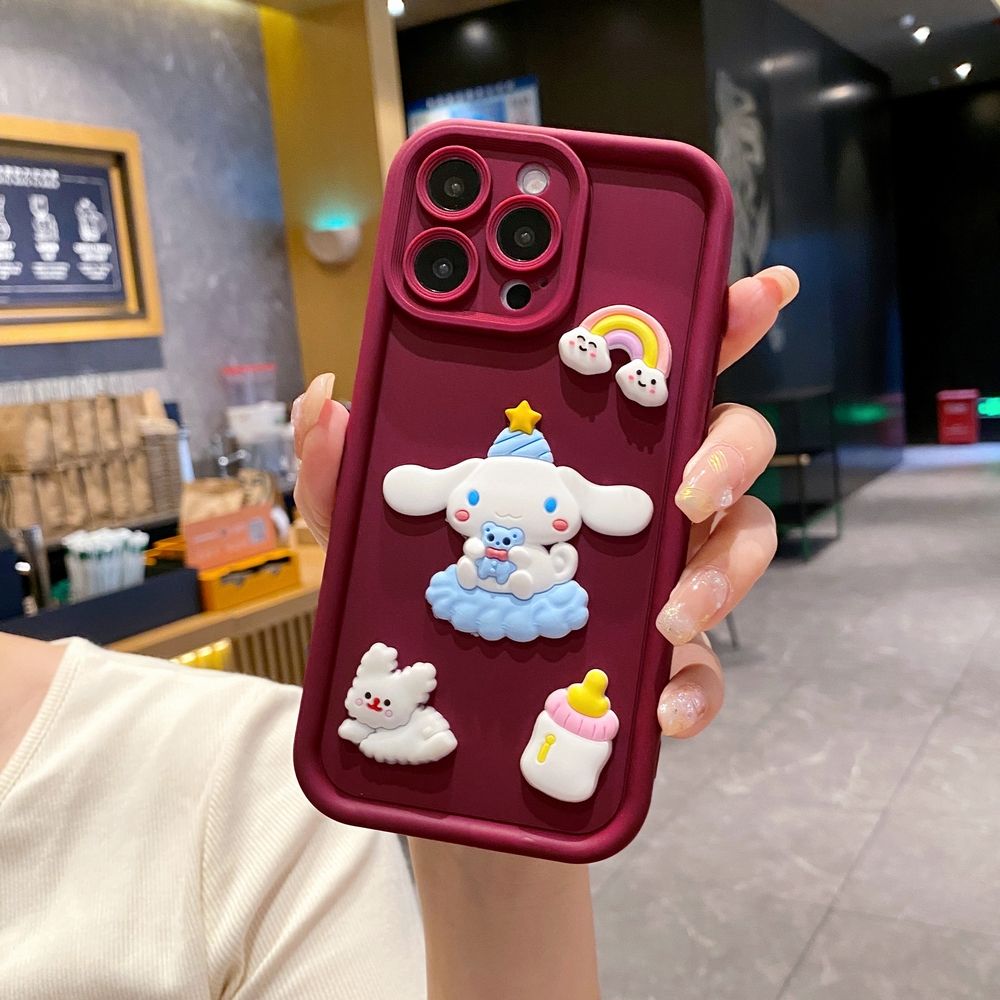 for Realme C67 C53 C51 Note 50 C21Y C25Y C33 C30 C35 9i  Nifty Kuromi Cinnamoroll Full Protective Phone Case Anti Drop Cover