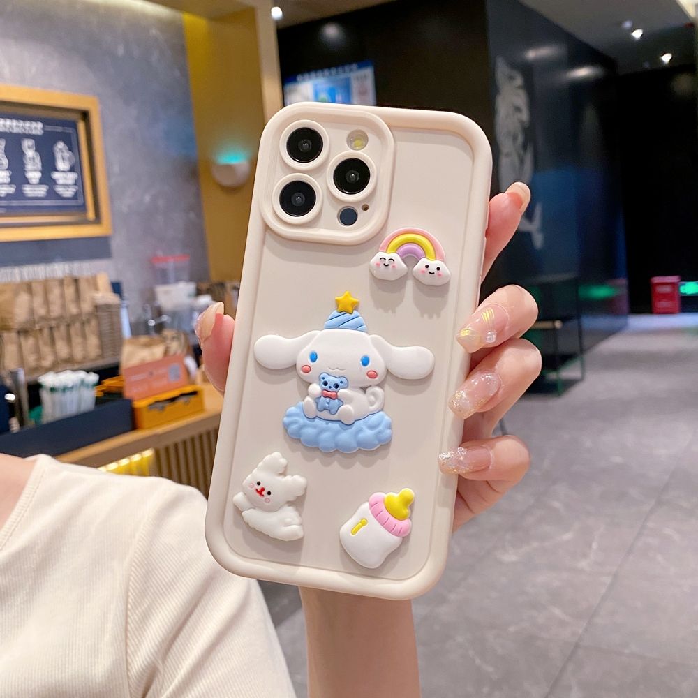 for Infinix Hot 40i 40 Pro 30 Play Note 30 Smart 8  Nifty Kuromi Cinnamoroll Full Protective Phone Case Anti Drop Cover
