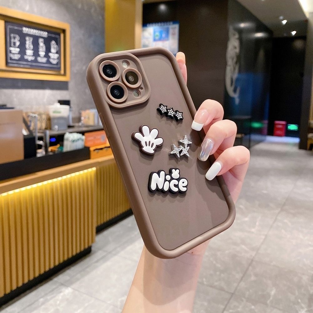 for iPhone 15 Pro Max 14 Plus 13 12 11 XR 8 7 SE 2022 XS Nice Shinny Stone Full Protective Phone Case Anti Drop Cover