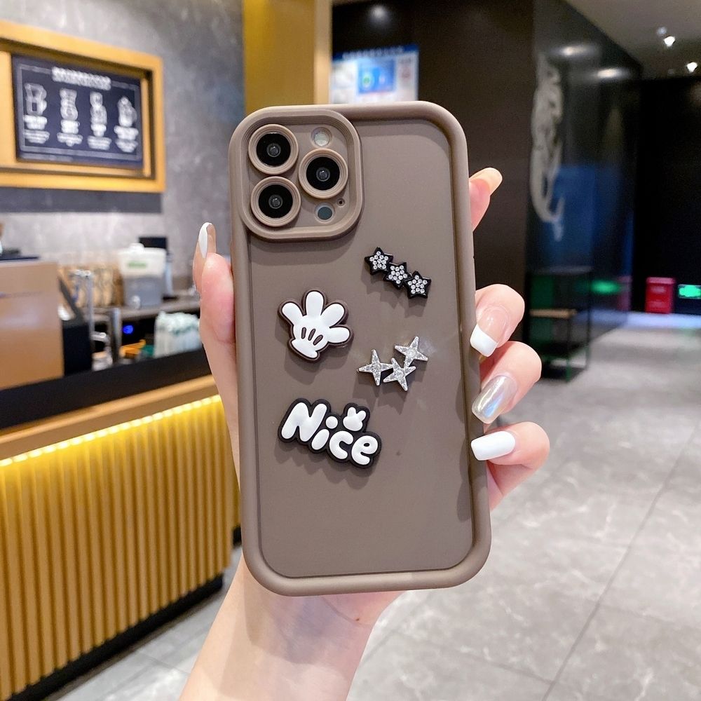 for iPhone 15 Pro Max 14 Plus 13 12 11 XR 8 7 SE 2022 XS Nice Shinny Stone Full Protective Phone Case Anti Drop Cover