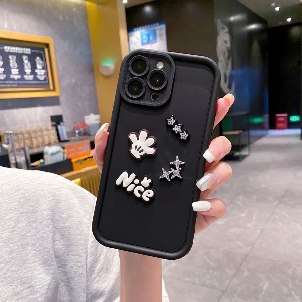 for Infinix Hot 40i 40 Pro 30 Play Note 30 Smart 8 Nice Shinny Stone Full Protective Phone Case Anti Drop Cover