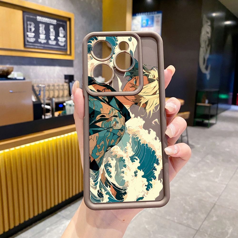 for Infinix Hot 40i 40 Pro 30 Play Note 30 Smart 8 One Piece Zoro Luffy Full Protective Phone Case Anti Drop Cover