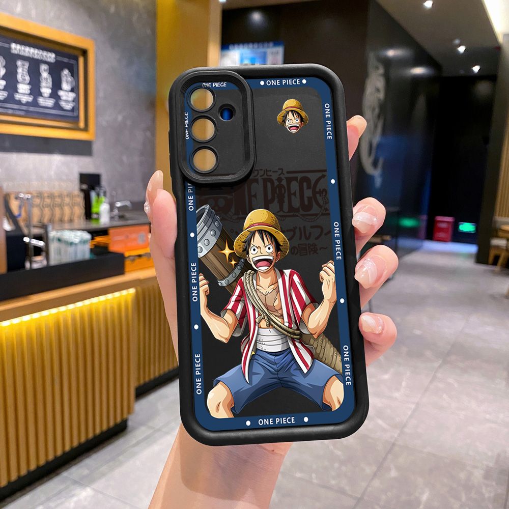 for Samsung Galaxy A15 A05 A35 A55 A14 A34 A33 A53 A73 A32 A52S A72 One Piece Luffy Nami Full Protective Phone Case Anti Drop Cover