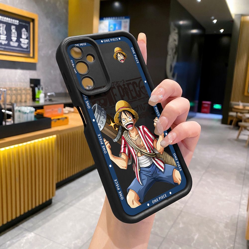 for Samsung Galaxy A15 A05 A35 A55 A14 A34 A33 A53 A73 A32 A52S A72 One Piece Luffy Nami Full Protective Phone Case Anti Drop Cover