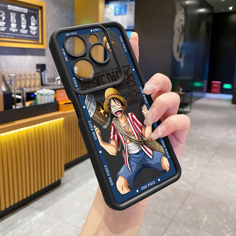 for Infinix Hot 40i 40 Pro 30 Play Note 30 Smart 8 One Piece Luffy Nami Full Protective Phone Case Anti Drop Cover