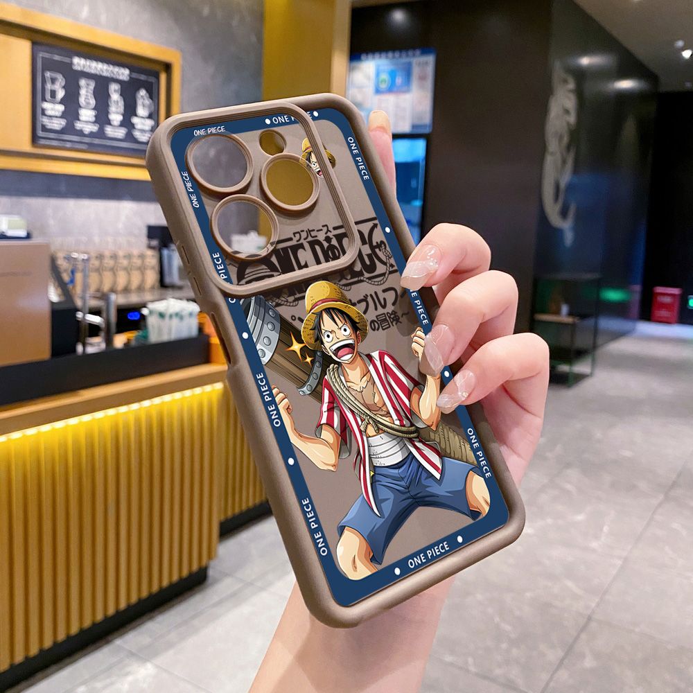 for Infinix Hot 40i 40 Pro 30 Play Note 30 Smart 8 One Piece Luffy Nami Full Protective Phone Case Anti Drop Cover