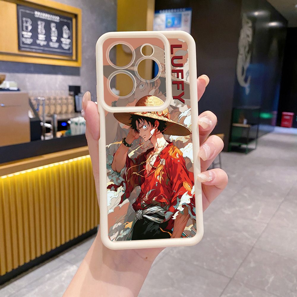 for Infinix Hot 40i 40 Pro 30 Play Note 30 Smart 8 One Piece Zoro Luffy Full Protective Phone Case Anti Drop Cover